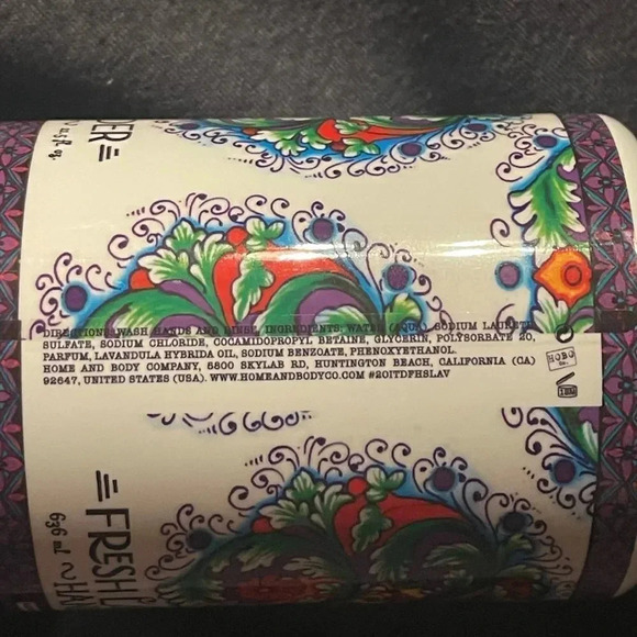 DeRuta Fresco Lavender Verbena Hand soap -21.5 fl oz H&B Co. - Picture 4 of 5